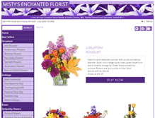 Tablet Screenshot of mistysenchantedfloristmo.com